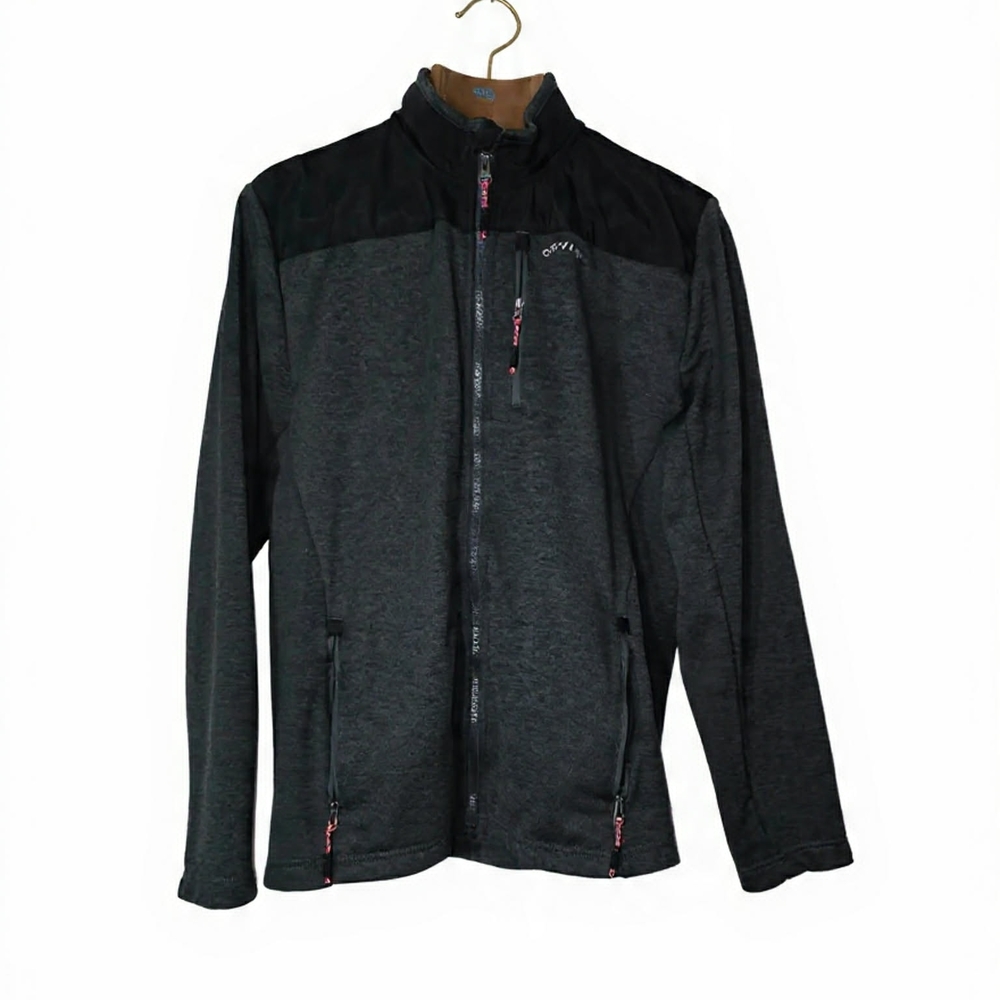 Orvis Dark Gray and‎ Black Performance Jacket Hiking, Utility, Active